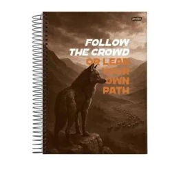 Caderno Universitário 1 matéria No Pain 80 folhas - Jandaia