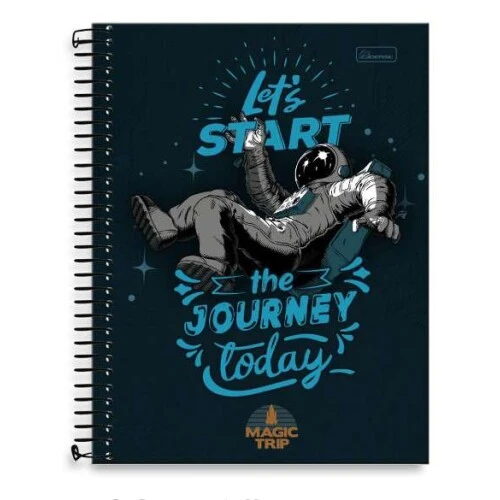 Caderno Universitário Magic Trip 10 Matérias 160 Folhas - Cadersil Caderno Universitário Magic Trip 10 Matérias 160 Folhas - Cadersil