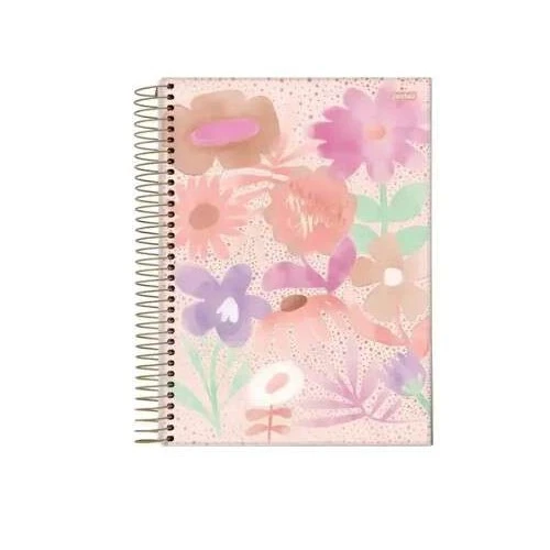 Caderno Universitário 10 Matérias La Creme 160 Folhas - Jandaia