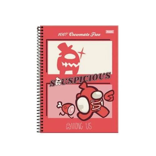 Caderno Universitário 101 Among US 160 Folhas Foroni Caderno Universitário 101 Among US 160 Folhas Foroni