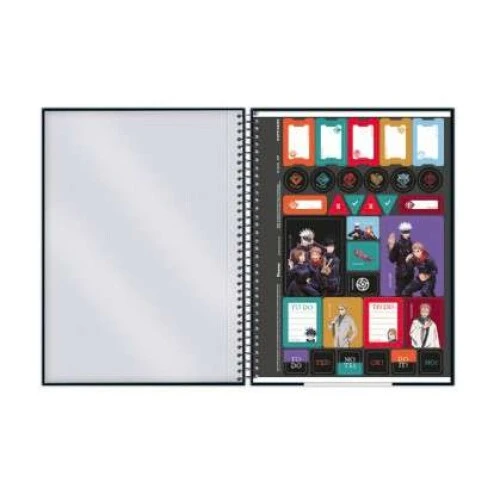 Caderno Universitário 10 matéria Jujutsu Kaisen 160 Folhas  Foroni