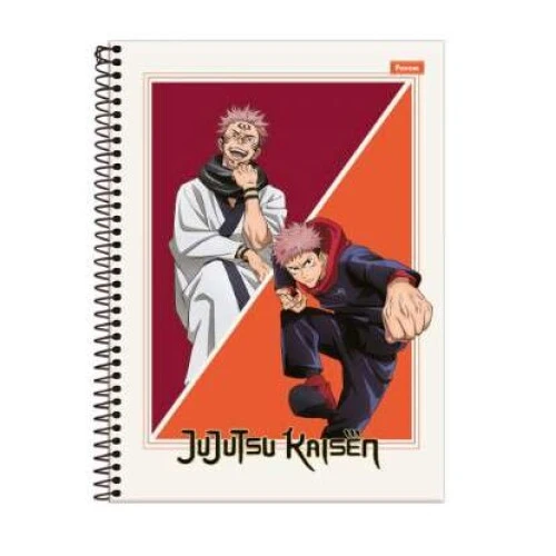 Caderno Universitário 10 matéria Jujutsu Kaisen 160 Folhas  Foroni