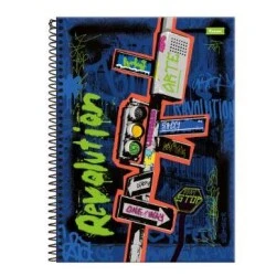 Caderno Universitário 15 matérias Bomber 240 Folhas  Foroni