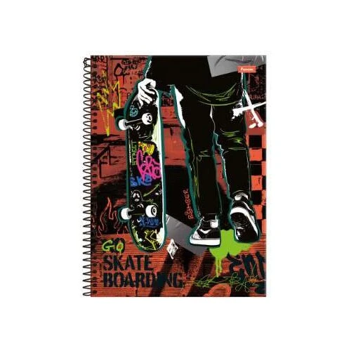 Caderno Universitário 15 matérias Bomber 240 Folhas  Foroni