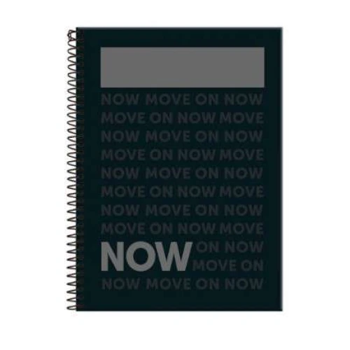 Caderno Universitário 101 Fluor Mix Preto 160 Folhas - Foroni