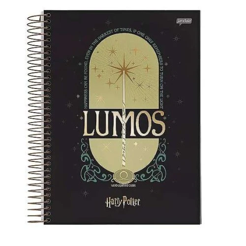 Caderno Universitário 10m Harry Potter 200 Folhas - Jandaia