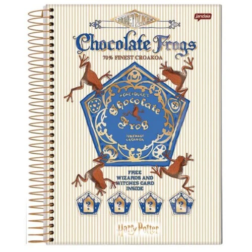 Caderno Universitário 10m Harry Potter 200 Folhas - Jandaia