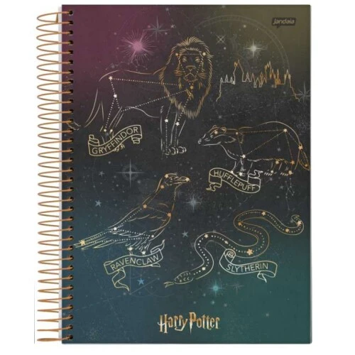 Caderno Universitário 10m Harry Potter 200 Folhas - Jandaia