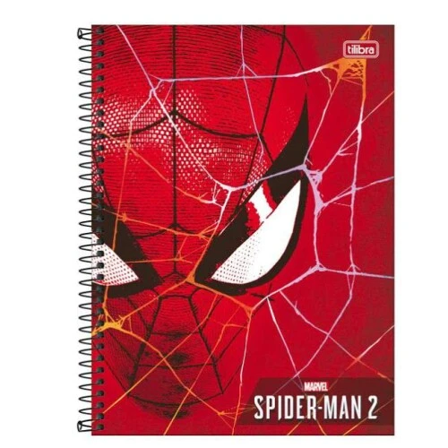 Caderno Universitário 10x1 Spider Game 160 Folhas  Tilibra