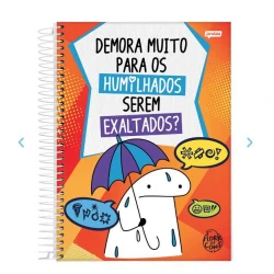 Caderno Universitário 15 Matérias Flork 240 Folhas - Jandaia