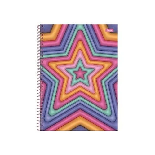 Caderno Universitário 15 Materias Nicecream 240 Folhas  Foroni