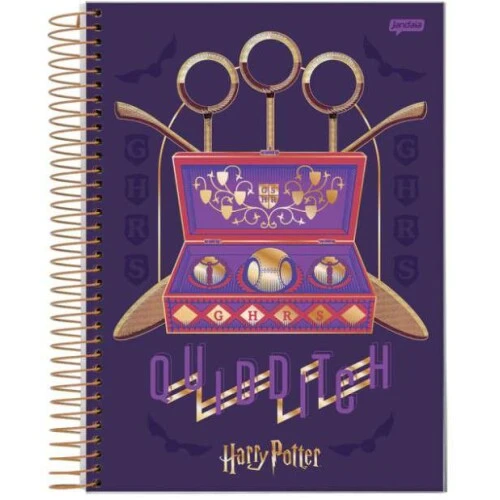 Caderno Universitário 15 matérias Harry Potter 300 Folhas - Jandaia