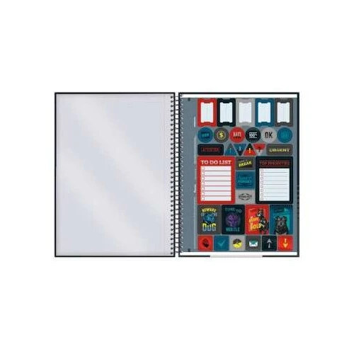 Caderno Universitário 15 matérias Power Dog 240 Folhas  Foroni