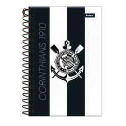Caderno Universitário Corinthians 80 Folhas - Foroni