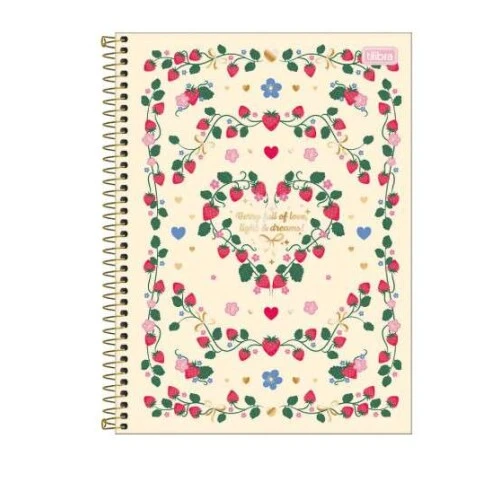 Caderno Universitário Be Berry 10 matérias 160 folhas - Tilibra