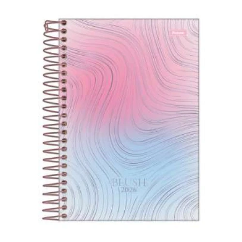 Caderno Espiral Blush 80 Folhas Pequeno - Foroni Caderno Espiral Blush 80 Folhas Pequeno - Foroni