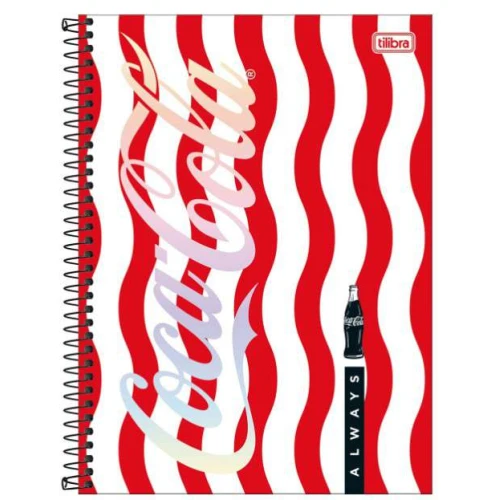 Caderno Universitário Connect Coca-Cola 10 matérias 160 folhas - Tilibra