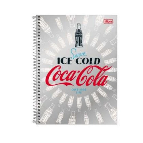 Caderno Universitário Connect Coca-Cola 10 matérias 160 folhas - Tilibra