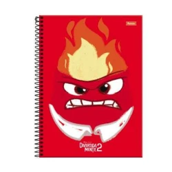 Caderno Universitário Divertidamente 1 matéria 80 Folhas - Foroni