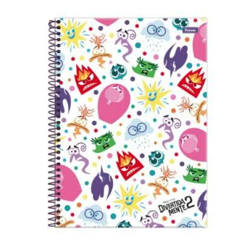 Caderno Universitário Divertidamente 2 10 Matérias- Foroni