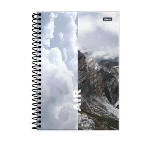 Caderno Universitário 4 Elementos 20 matérias - Foroni