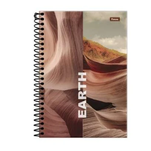 Caderno Universitário 4 Elementos 20 matérias - Foroni