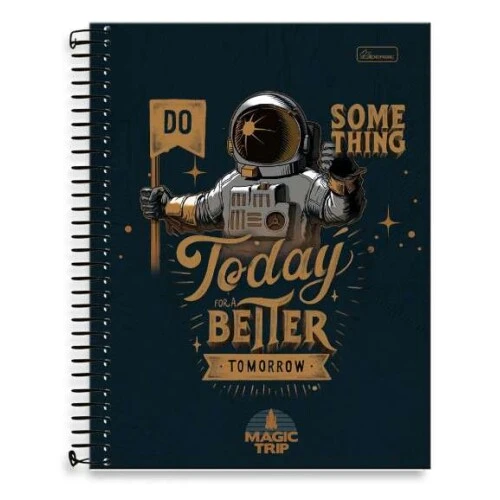 Caderno Universitário Magic Trip 15 Matérias 240 Folhas Cadersil Caderno Universitário Magic Trip 15 Matérias 240 Folhas Cadersil