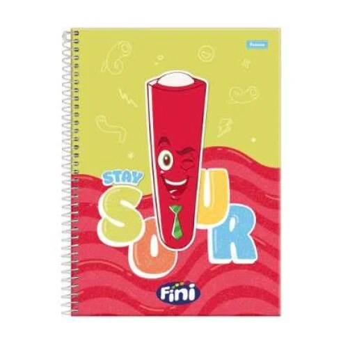 Caderno Universitário Fini 1 matéria 80 Folhas -Foroni Caderno Universitário Fini 1 matéria 80 Folhas -Foroni