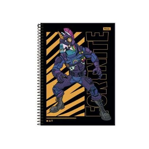 Caderno Universitário Fortnite 101 Grande 160 Folhas - Foroni