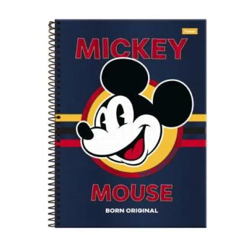 Caderno Universitário 101 Mickey Mouse Grande 160 Folhas Foroni Caderno Universitário 101 Mickey Mouse Grande 160 Folhas Foroni