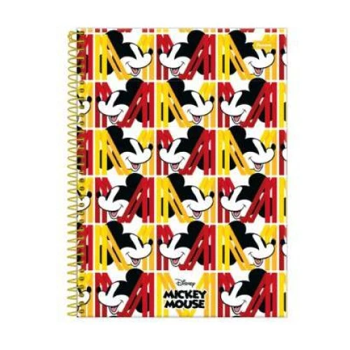 Caderno Universitário 101 Mickey Mouse Grande 160 Folhas Foroni Caderno Universitário 101 Mickey Mouse Grande 160 Folhas Foroni