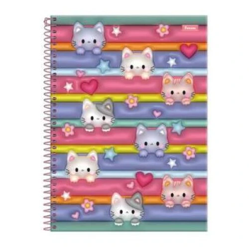 Caderno Universitário Nicecream 11 Grande 80 Folhas - Foroni