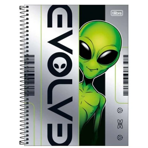 Caderno Universitário Orbit CD 10 Materias - Tilibra