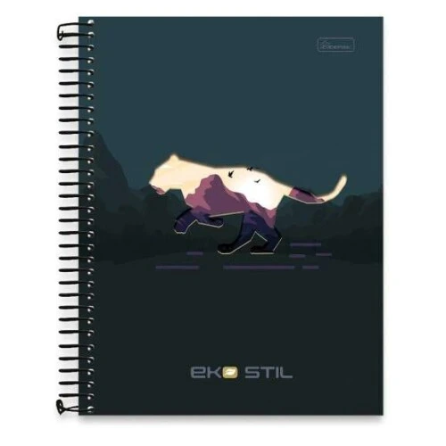 Caderno Universitário Eko Stil 15 matérias 240 Folhas Foroni Caderno Universitário Eko Stil 15 matérias 240 Folhas Foroni
