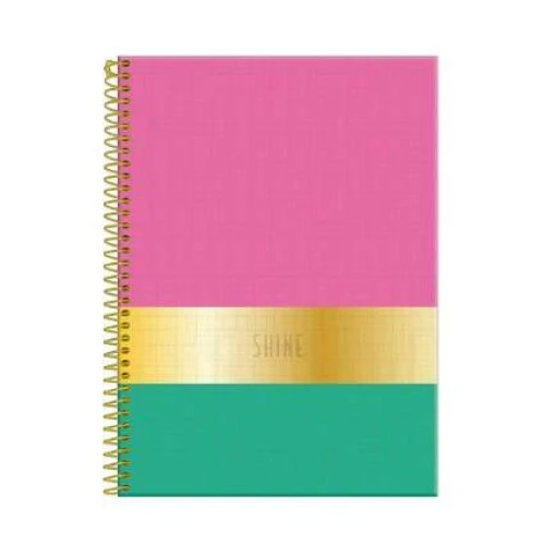 Caderno Universitário Shine Metálico - Foroni