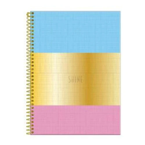 Caderno Universitário Shine Metálico - Foroni