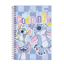 Caderno Universitário Stitch 10 matérias 160 Folhas - Foroni