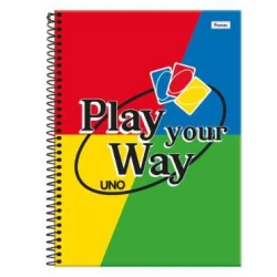 Caderno Universitário UNO 11 Grande 80 Folhas - Foroni