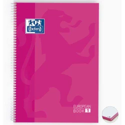 Caderno Universitário 1 Matéria Smart Oxford Pink 120 Folhas - Sertic