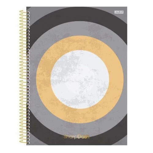 Caderno Universitário 10 Matérias Smart Sharp Dash 160 Folhas - São Domingos