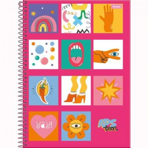 Caderno Universitário 1 matéria Aps 80 Folhas - Foroni