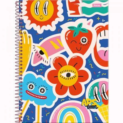 Caderno Universitário 1 matéria Aps 80 Folhas - Foroni