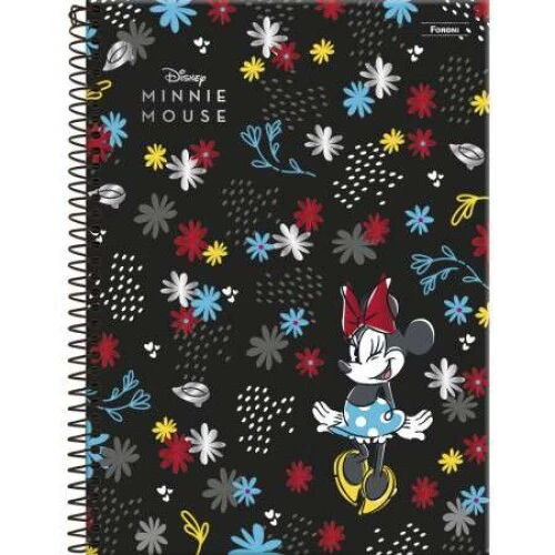 Caderno Universitário 11 Minnie Mouse 80 Folhas - Foroni Caderno Universitário 11 Minnie Mouse 80 Folhas - Foroni