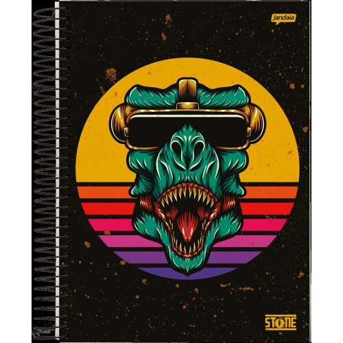 Caderno Universitário 10 Matérias Stone 160 folhas - Jandaia