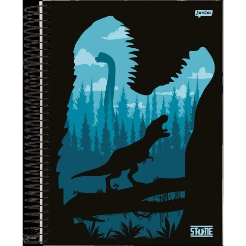 Caderno Universitário 10 Matérias Stone 160 folhas - Jandaia