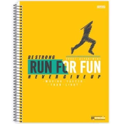 Caderno Universitário 10 Matérias Be Strong 160 Folhas - São Domingos