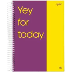 Caderno Universitário 10 Matérias Bright 160 Folhas - Jandaia