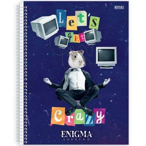 Caderno Universitário 10 Matérias Enigma Supremo