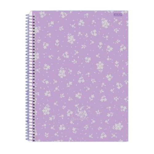 Caderneta Escolar Lavender 80 Folhas - São Domingos Caderneta Escolar Lavender 80 Folhas - São Domingos