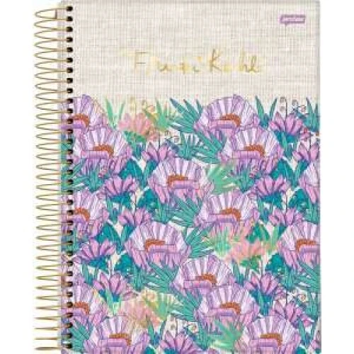 Caderno Universitário 10 Matérias Malibu 160 Folhas - Jandaia